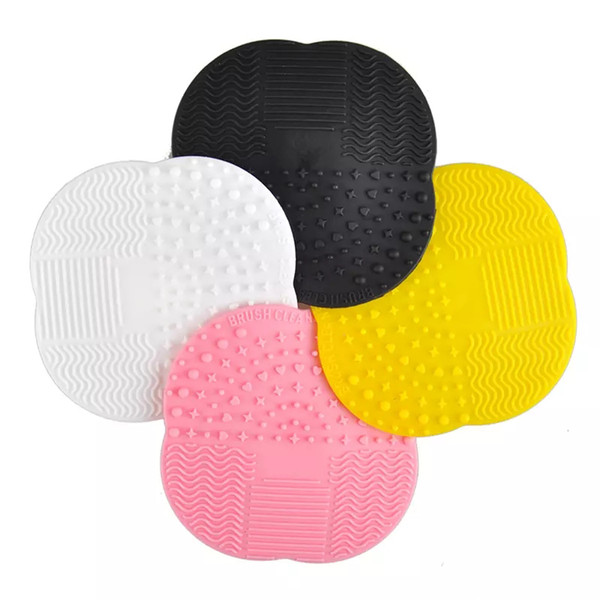 Suction cup makeup brush cleaning pad Cosmetic Washing Brush Gel Cleaner Tool Foundation Makeup Cleaning Pad Brush Suction Cup mat