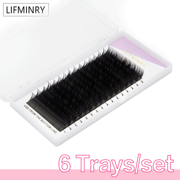 All Size,6 Cases Set,high Quality Eyelash Extension Mink,individual Eyelash Extension,natural Eyelashes,false Eyelashes. C19032801