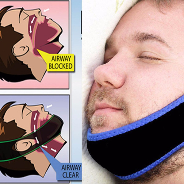 Stop Snoring Belt Anti Snore Chin Strap Care Sleep Stop Snoring Belt Chin Jaw Supporter Apnea Belt For Men Sleeping Products