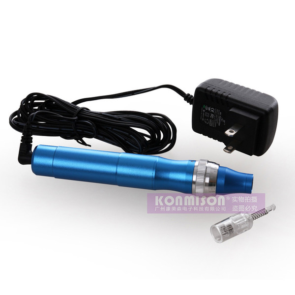 Hotsale Dermapen Electrical Derma Stamp with 50 pcs needle cartridges Micro Needle Derma Pen Derma Rolling System