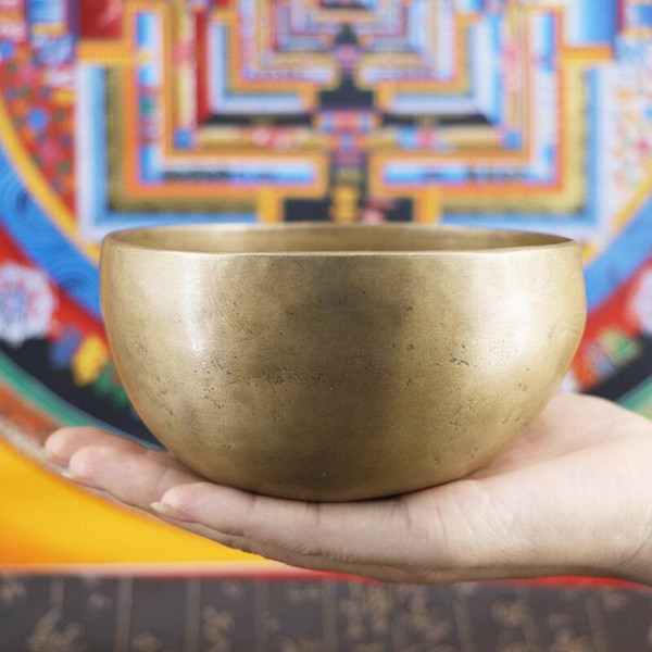 12cm Himalayan Chakra Meditation Bowl Yoga Buddist Nepal Singing Bowl