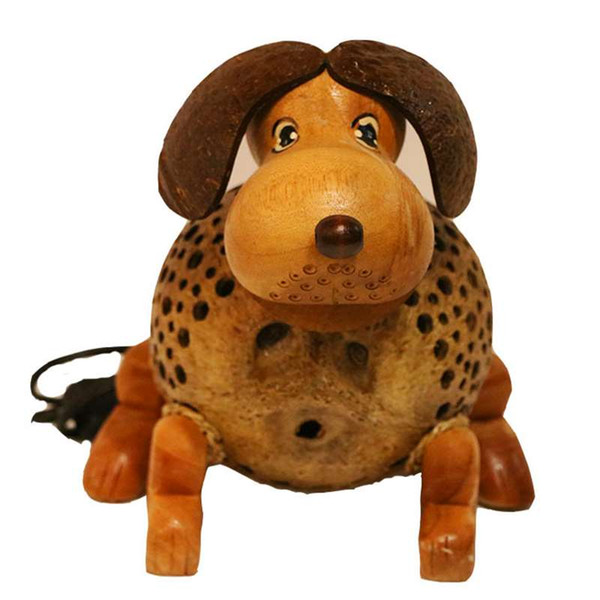 Southeast big ears puppy animal lamp ornaments table decoration gift creative garden style lamps
