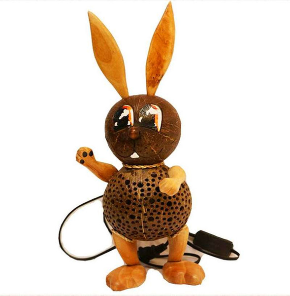 The rabbit animal lamp ornaments southeast table decoration creative gifts of pastoral style lamps
