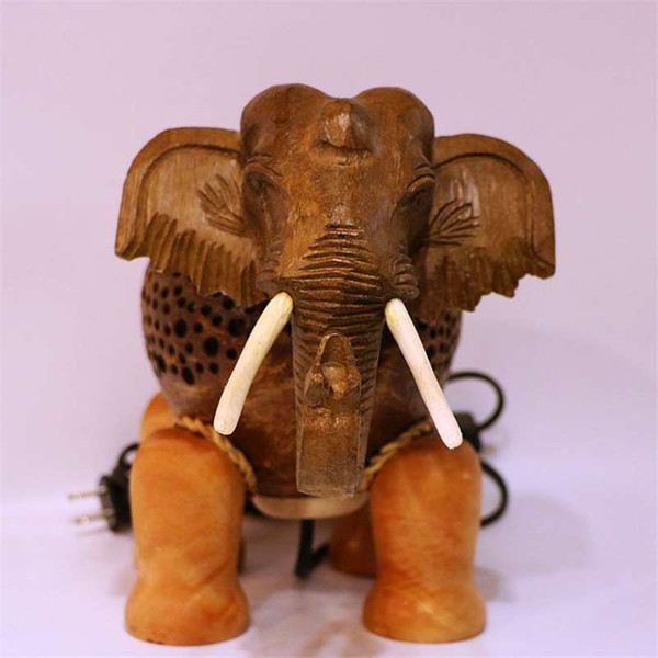 Southeast Thailand elephant lamp ornaments desktop DECOR GIFT creative garden style lamps