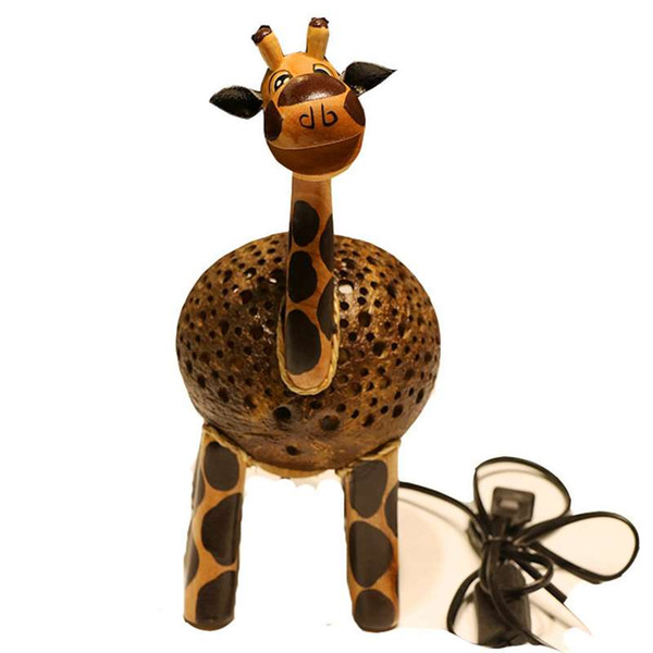 Southeast Asian animal ornaments lamp table decoration gift creative garden style lamps
