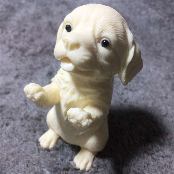 Ivory Carving 12 Zodiac Handpieces Home Desktop Decorations Cute Dogs Gift Boxes