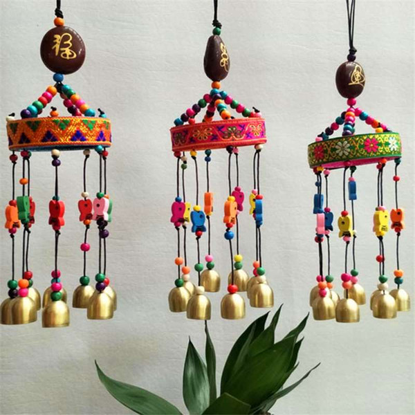 8 small bells bell slub national crafts creative gift Home Furnishing decorative pendant toy bar bells