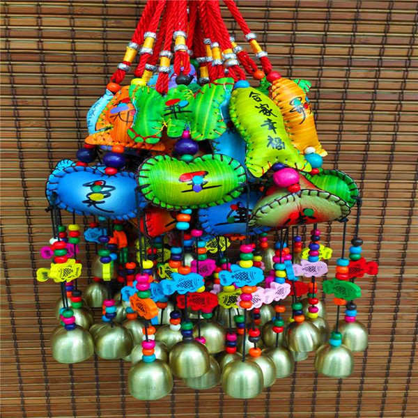 Chinese Folk Style Lantern 4 bell handle sachet furniture accessories accessories