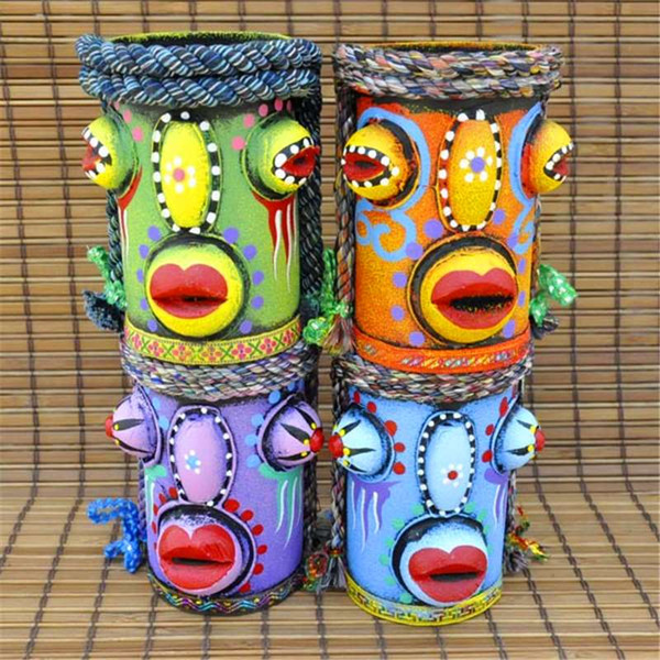 The painted eyes pen Yunnan features Home Furnishing wooden gifts crafts creative design jewelry ornaments