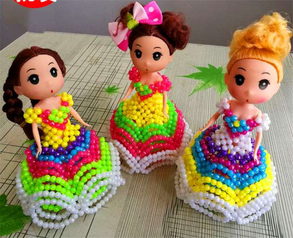 Crafts handmade beaded children gift Bobbi doll room decoration products