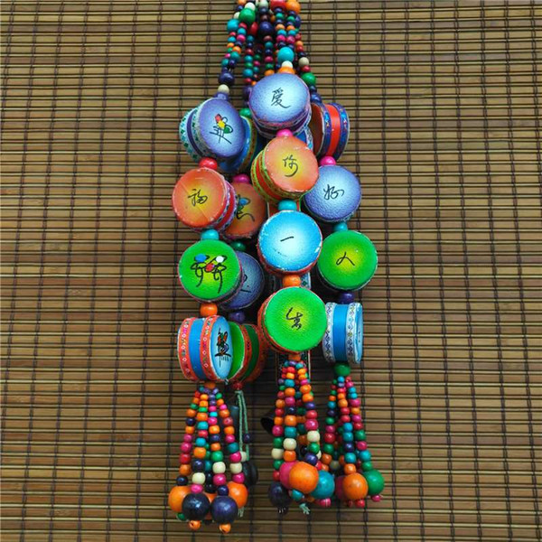 National Arts and crafts small drum four series of pendant ornaments Home Hotel ornaments