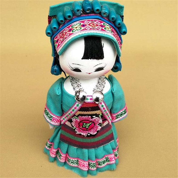National doll Home Furnishing jewelry wooden ornaments gift toys for children