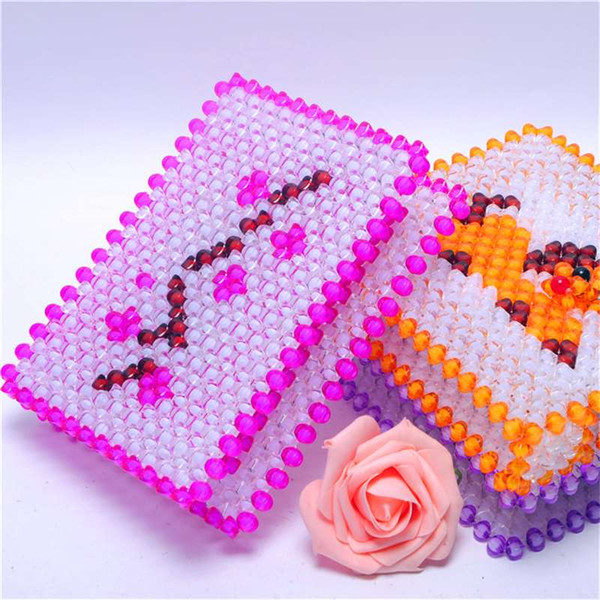 Bead woven Beaded product fashion frame handmade product double frame - vertical