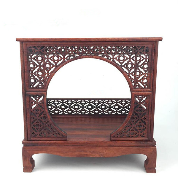 New Moon Bed Chinese Antique Redwood Mini-home-furnishings