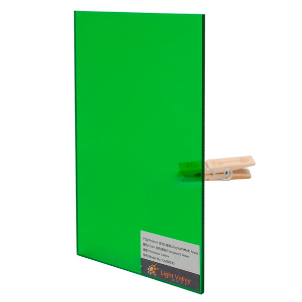 Acrylic (PMMA) Tinted Color sheets, 3.0mm Thickness - Grass Green (2092)