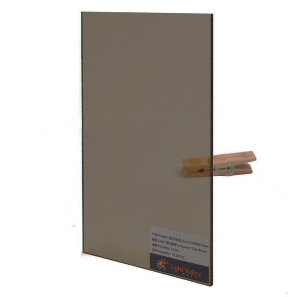 Acrylic (PMMA) Tinted Color sheets, 3.0mm Thickness - Bronze (2371)