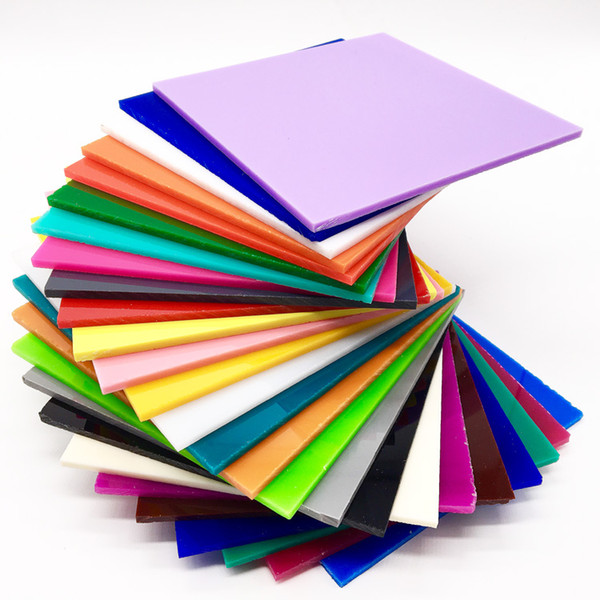 300mm x 200mm x 3.0mm Acrylic (PMMA) Opaque Color Sheets - 1 pcs/color