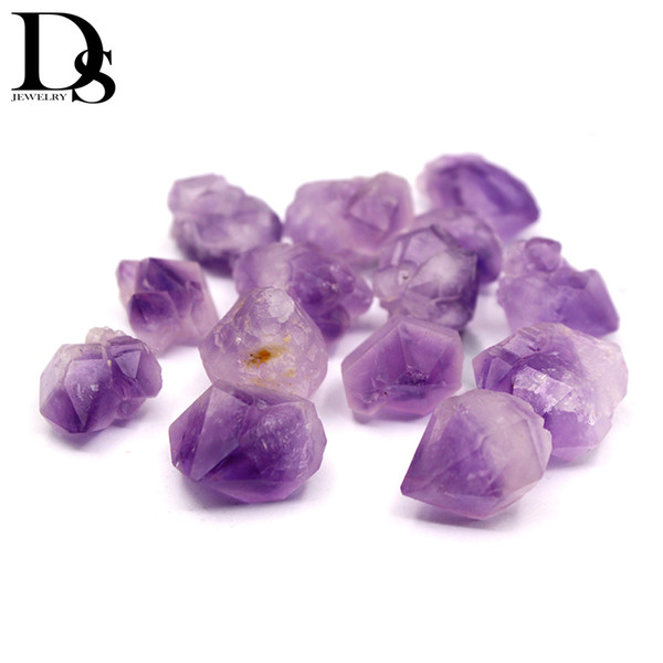 10 pcs Amethyst Skeletal Quartz Point Crystal Cluster Rough Stones Minerals Specimen Chakra Healing Meditation Gifts Fengshui Decoration