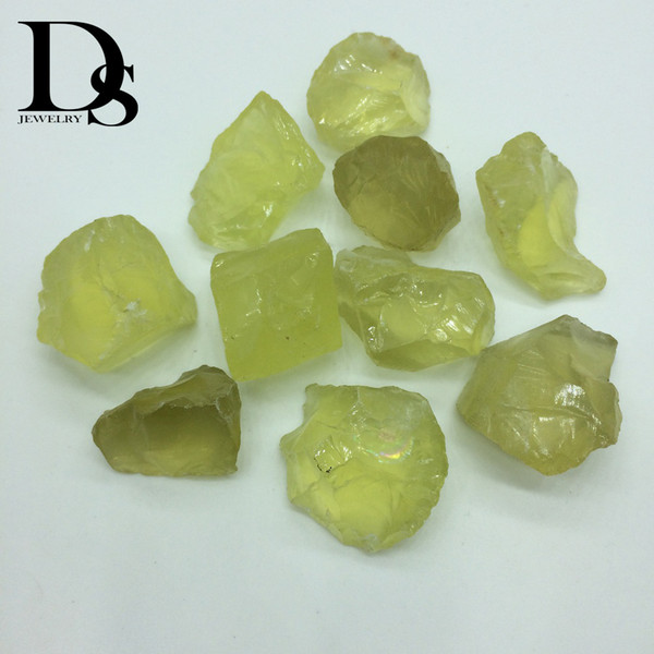 3pcs Natural Raw Citrine Lemon Yellow Quartz Clear Crystal Rough Stones Original Brazil Minerals Specimen Geology Teaching Wholesales