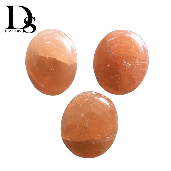 Natural Orange Selenite Palm Stones Crystal Worry Quartz Oval Soap Ball Massage Healing Reiki Chakra Fraueneis Mineral Chatoyancy Satin Spar