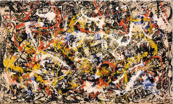 Jackson Pollock Convergence Canvas Print Paintings On High Quality Canvas Multi size berkin