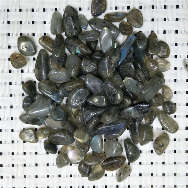 DHX SW natural labradorite stone gravel quartz crystal stone reiki healing labradorite tumbled stone remove negative energy home decor