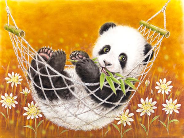 A1326 Diamond Embroidery Home Decor 3DIY Panda 100% area Resin Tool dril Painting Cross Stitch Fashion Mosaic Needlework