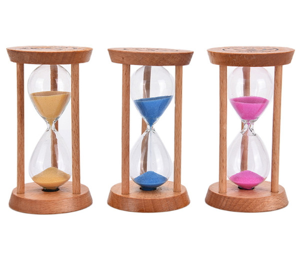 Fashion 3 Mins Wooden Frame Sandglass Sand Glass Hourglass Time Counter Count Down Home Kitchen Timer Clock Decoration Gift