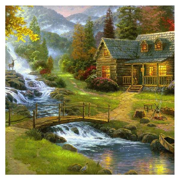 New 5D diamond painting landscape painting living room bedroom decoration