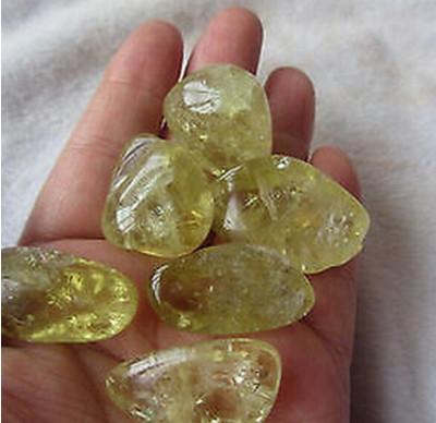 6pcs NATURAL CITRINE original stone Larger Particles Quartz Crystal Specime