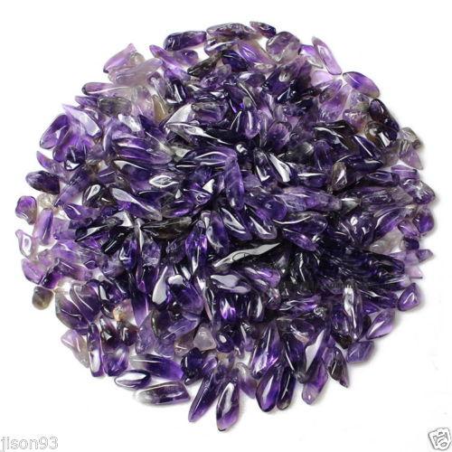 HOT NEW 50g 100% Natural Lot of Tiny Clear Amethyst Quartz Crystal Rock Chips