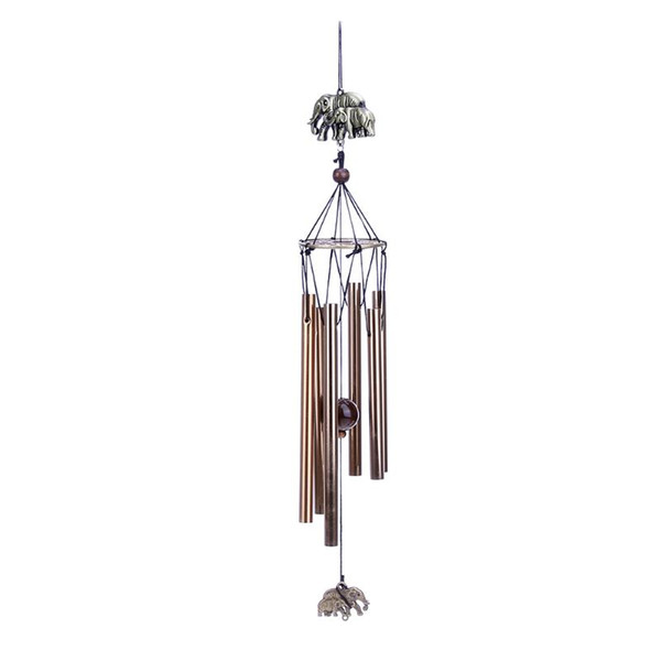 Outdoor Wind Chimes Garden Yard Home Living Wind Chimes 6 Tubes Home Decor Gift Wind Chimes & Hanging Decorations