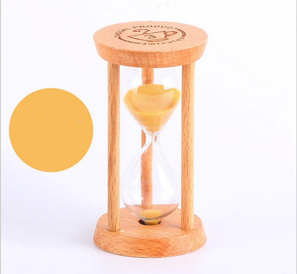 Creative 3 Mins Wooden Frame Sandglass Sand Glass Hourglass Time Counter Count Down Home Kitchen Timer Clock Decoration Gift