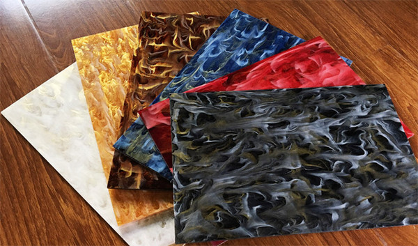 300mm x 200mm x 3.0mm, Multi-Colors Acrylic (PMMA) Phoenix Sheets - 1 pcs/color