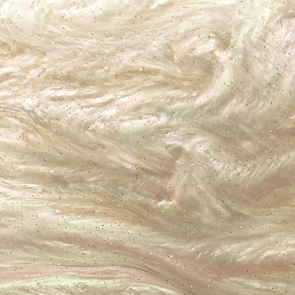Acrylic (PMMA) Ripple Glittering sheets, 3.0mm Thickness - Beige (RG01)