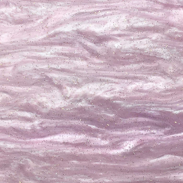 Acrylic (PMMA) Ripple Glittering sheets, 3.0mm Thickness - Lilac (RG07)