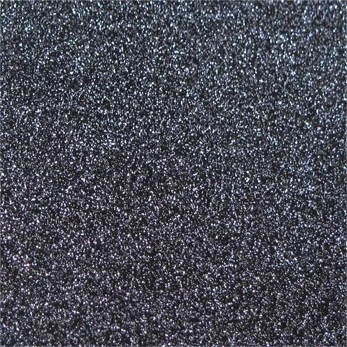 Acrylic (PMMA) One-Sided Glittering Sheets, 3.0mm Thickness - Black (CA8823)