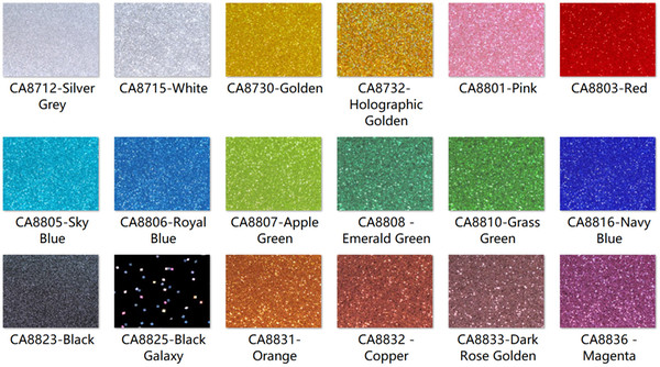 Acrylic (PMMA) One-Sided Glittering Sheets, 3.0mm Thickness, 18 Colors/8 Sizes Available!