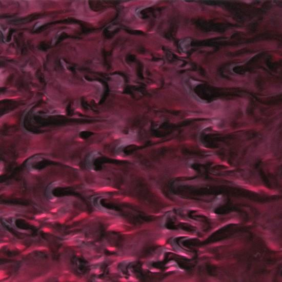 Acrylic (PMMA) Pearlescent Ripple/Stream Sheets, 3.0mm Thickness - Wine (SW14)