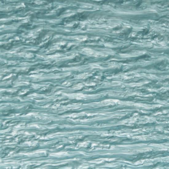 Acrylic (PMMA) Pearlescent Ripple/Stream Sheets, 3.0mm Thickness - Water Blue (SW07)