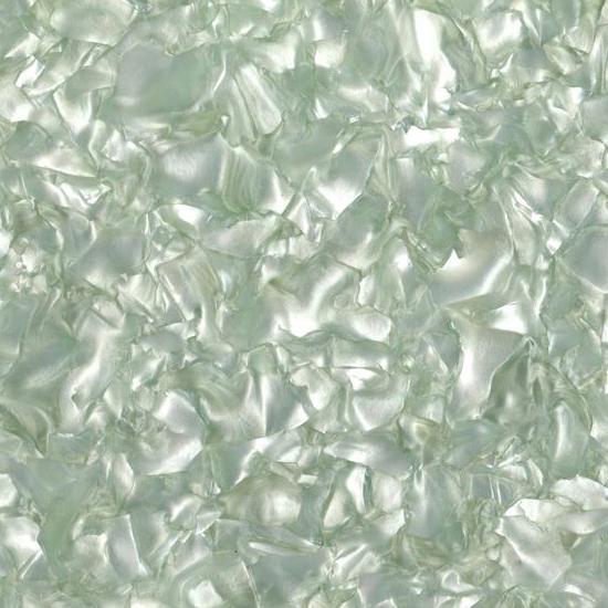 Acrylic (PMMA) Pearlescent Mineral Crystal sheets, 3.0mm Thickness - Celadon (DH08)