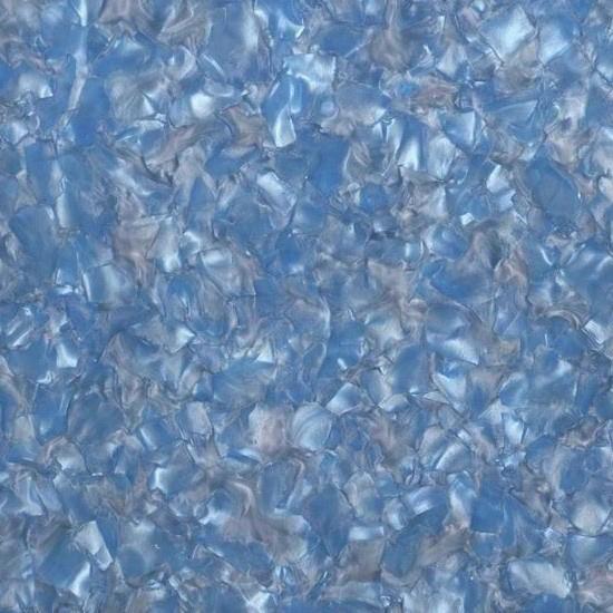 Acrylic (PMMA) Pearlescent Mineral Crystal sheets, 3.0mm Thickness - Metal Blue (DH05)