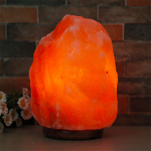 DHX SW USB Himalayan crystal rose salt lamp natural hand carved warm light sea salt crystal stones night light for air purifier