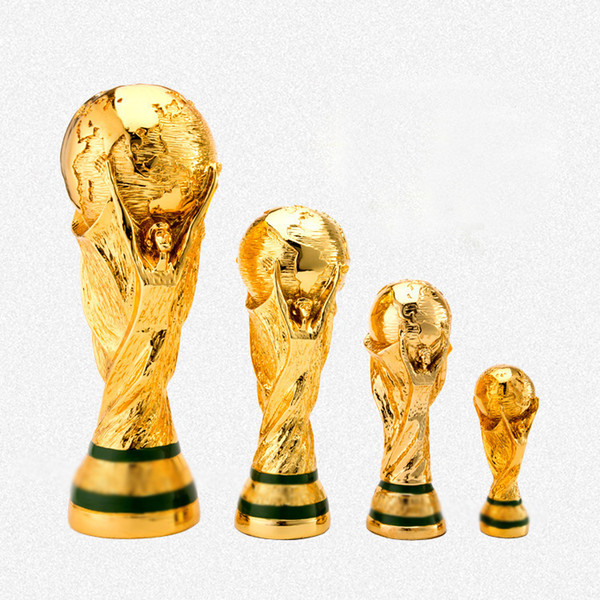 Free Shipping 2018 Football Trophy Cup trophy fans souvenirs Resin Craft Gift champion Creative World Cup Trophy