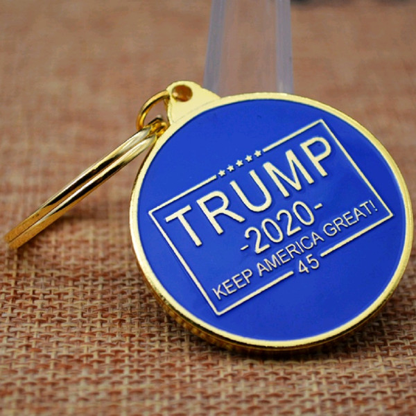 GLSY 2020 Donald J.Trump 45th President Keep America Great Key chain Keychain Keyring King Ring Free Shipping