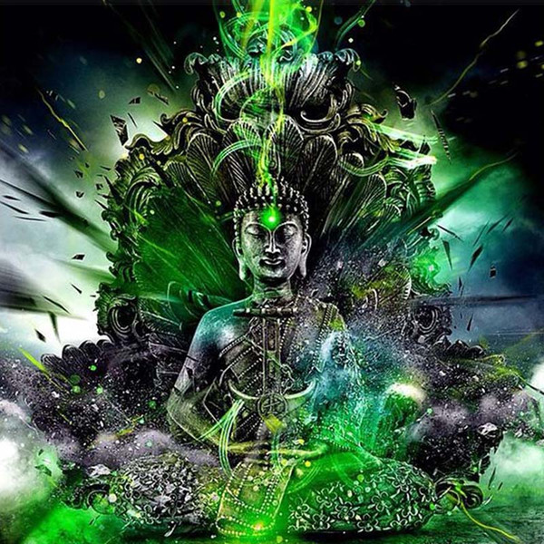 Buddha DIY Diamond Painting Embroidery 5D Cross Stitch Crystal Square Home Bedroom Wall Art Decoration Decor Craft Gift