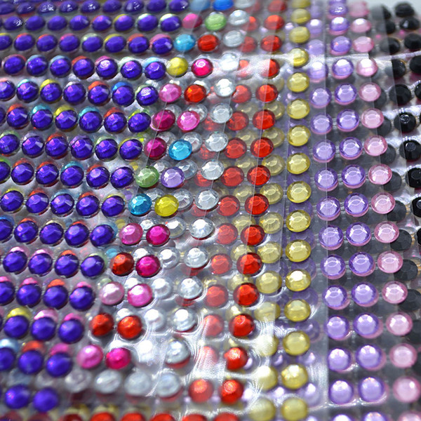 craft chain 646Pcs 5MM Flat Back Acrylic Rhinestones Apparel Sewing Fabric Nail Art DIY Phone Case Decor Arts Crafts Gifts Supplies 5Z