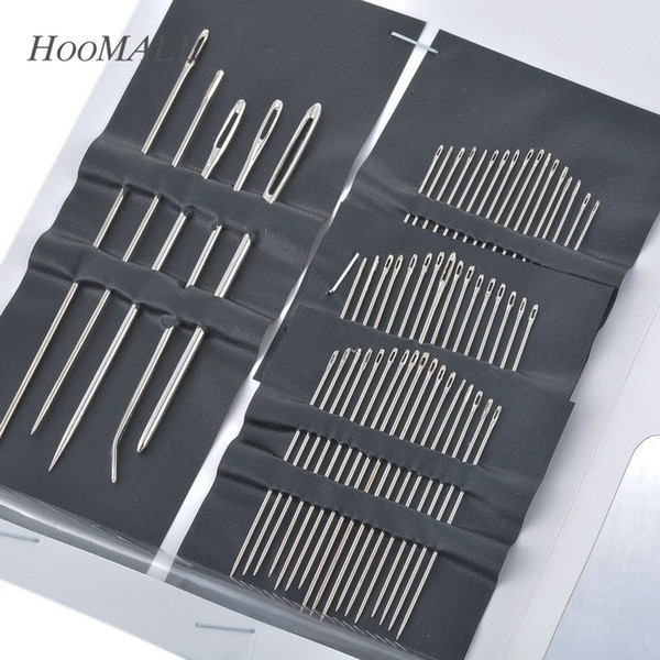 Brand 1Set(40PCs+) Stainless Steel Sewing Needles Sewing Pins Set Home DIY Crafts Household Sewing Accessories