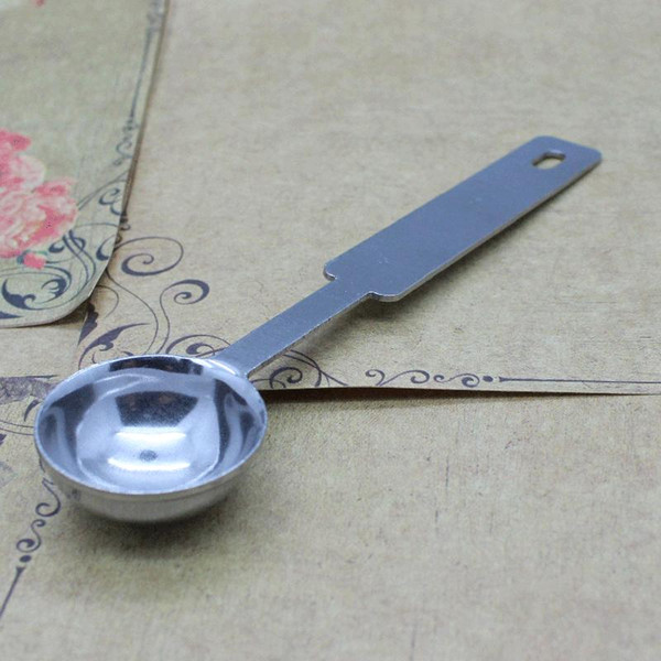 11.5cm Spoon Wax Stamp Sealing Wax Spoon Mini Wood Handle Anti Hot Wax Spoon Hight quality Scrapbooking stamping crafts