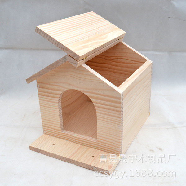 Pigeon nest nest peony cockatiels breeding box / nest box cage bird house all wood manufacturers, wholesale